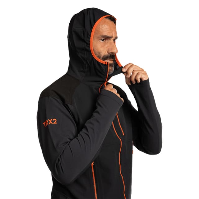 Detalle de Trangoworld TRX2 Dura Pro: chaqueta técnica bielástica para montaña