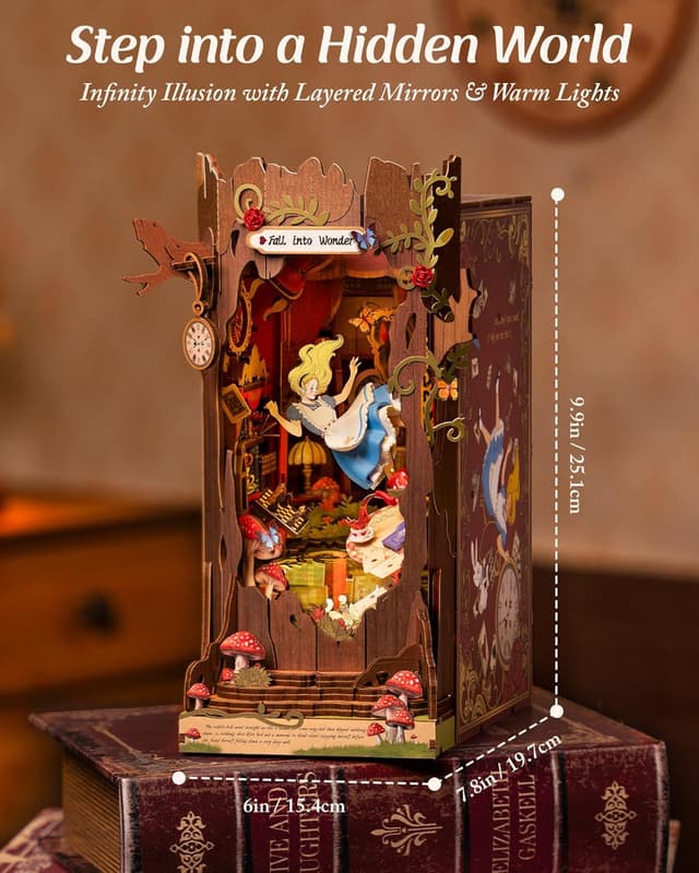 Thumbnail 2 de ROBOTIME Book Nook 5 h DIY 🏡