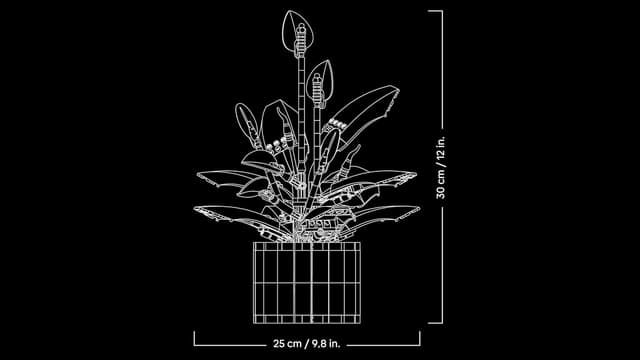 Thumbnail 6 de LEGO Botanicals Friedenslilie 11504 – Kunstblume