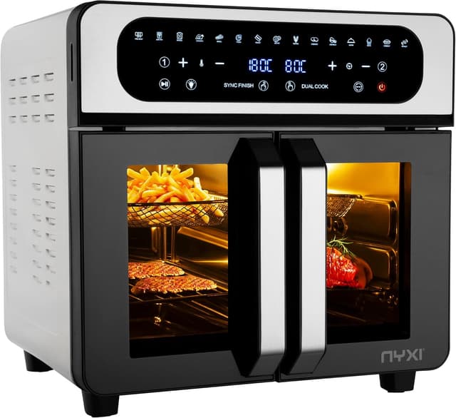 Imagen de Nyxi 20L Air Fryer Oven with Dual Glass Doors en OfertitasTOP