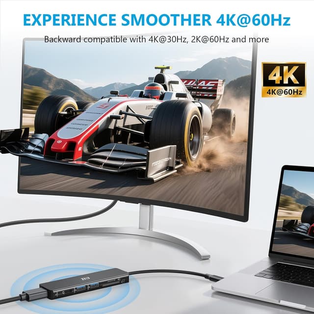 Thumbnail 2 de USB-C Hub 6 in 1 HDMI 4K PD 100W