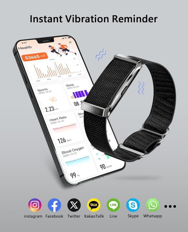 Detalle de Smart Bracelet fitness tracker for sleep