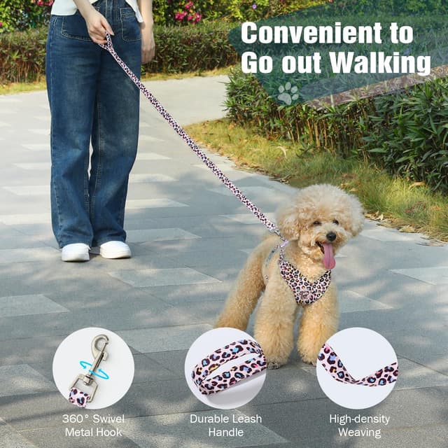 Thumbnail 5 de Pawaboo Small Dog Harness and Leash Set