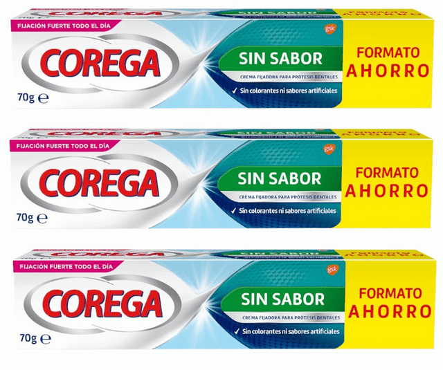 Imagen de Corega sin Sabor 3x70 gr 🦷 en OfertitasTOP