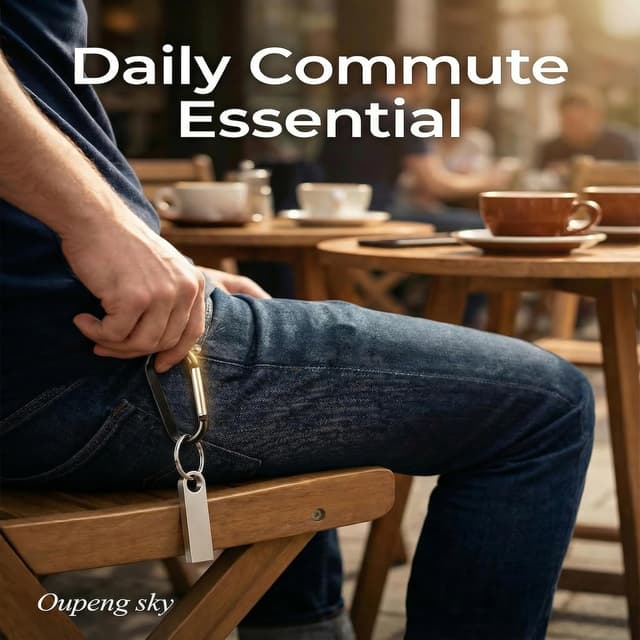 Detalle de 12PCS Aluminum Carabiner Keychain Clip Set (3") — Nonlocking Spring Snap D-Ring Hooks for Keys, Camping & Travel