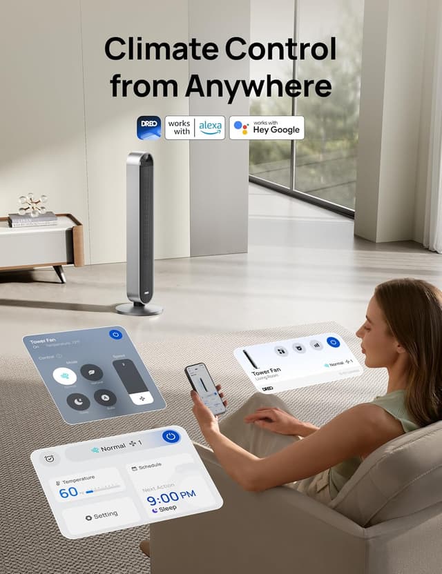 Thumbnail 6 de Dreo Tower Fan 42 Inch with Remote