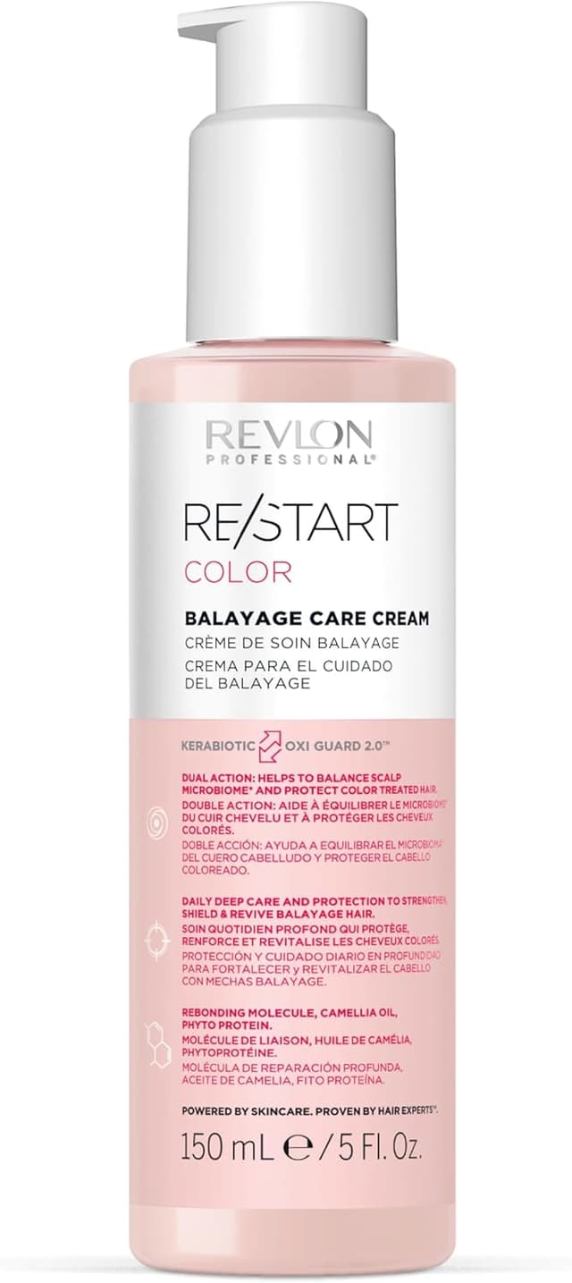 Detalle de Revlon Professional RE/START Color Balayage Care Cream – trattamento senza risciacquo vegano per capelli con balayage, 150 ml