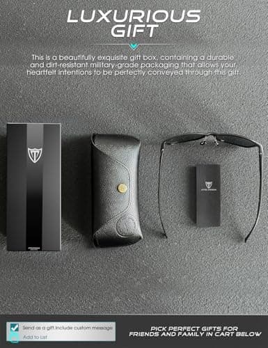 Thumbnail 8 de ATTCL Hombre Gafas de conducción nocturna Night Vision 8587 (marco Al-Mg, lentes amarillas)