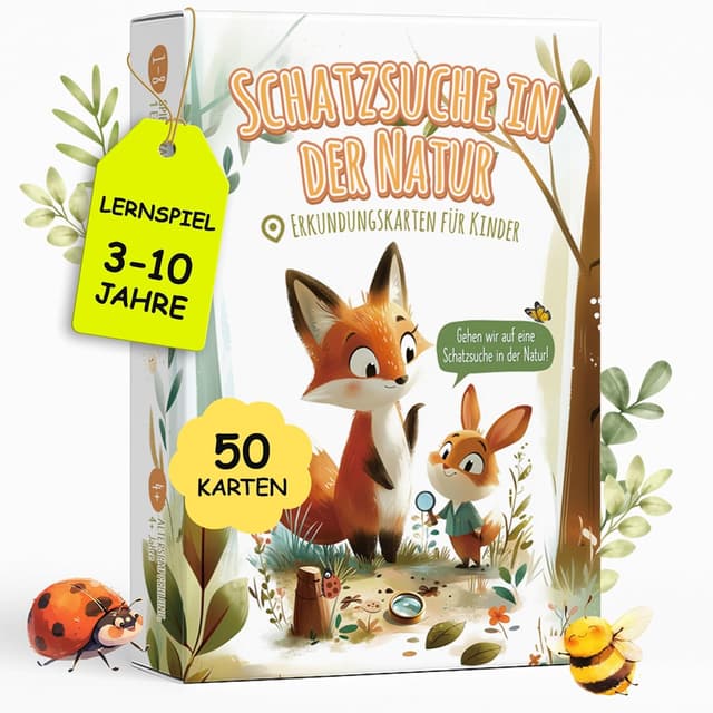 Detalle de Legezon 50 Entdeckerkarten Kinder für draußen
