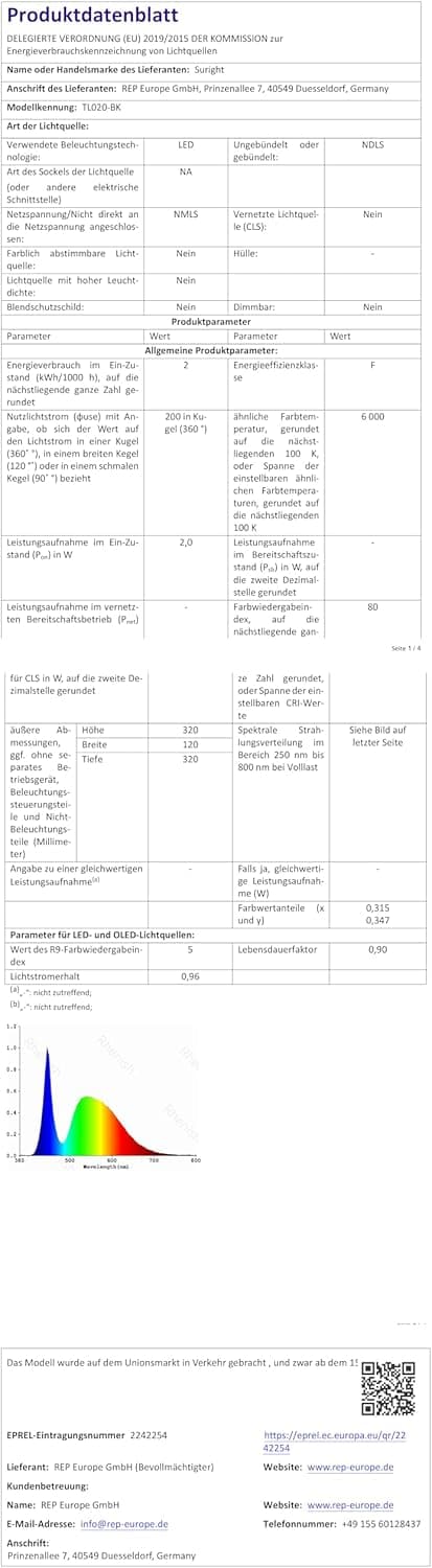 Thumbnail 6 de Suright Solar Tischlampe 4000 mAh Akku