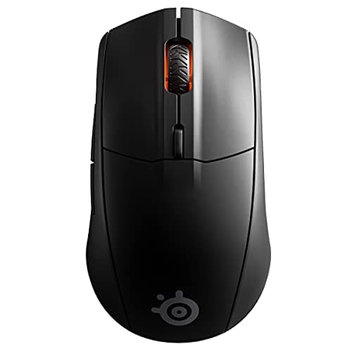Detalle de SteelSeries Rival 3 Wireless: ratón gaming inalámbrico con dual (2.4 GHz y Bluetooth) y batería de más de 400 horas