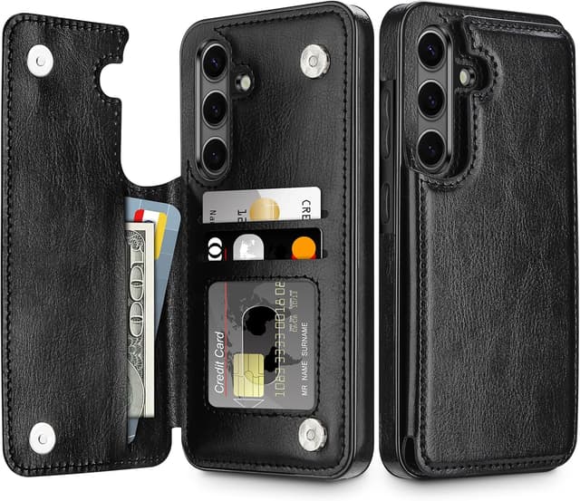 Imagen de Coolden Leder Flip Hülle Galaxy S24 en OfertitasTOP