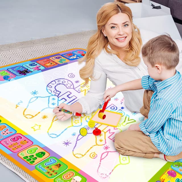 Thumbnail 6 de Water Doodle Magic Mat 100 x 78cm water drawing mat 🎨