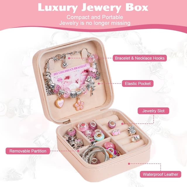 Thumbnail 2 de AUAUY Kit Pulseras para Niñas, 66pcs 🎀 Regalo Navidad