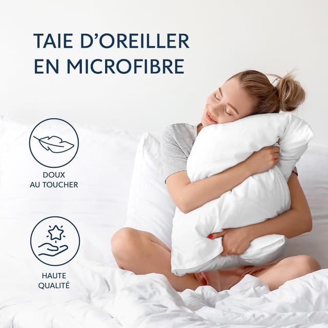 Thumbnail 2 de Dreamzie Taie Oreiller 50x70 Lot de 2