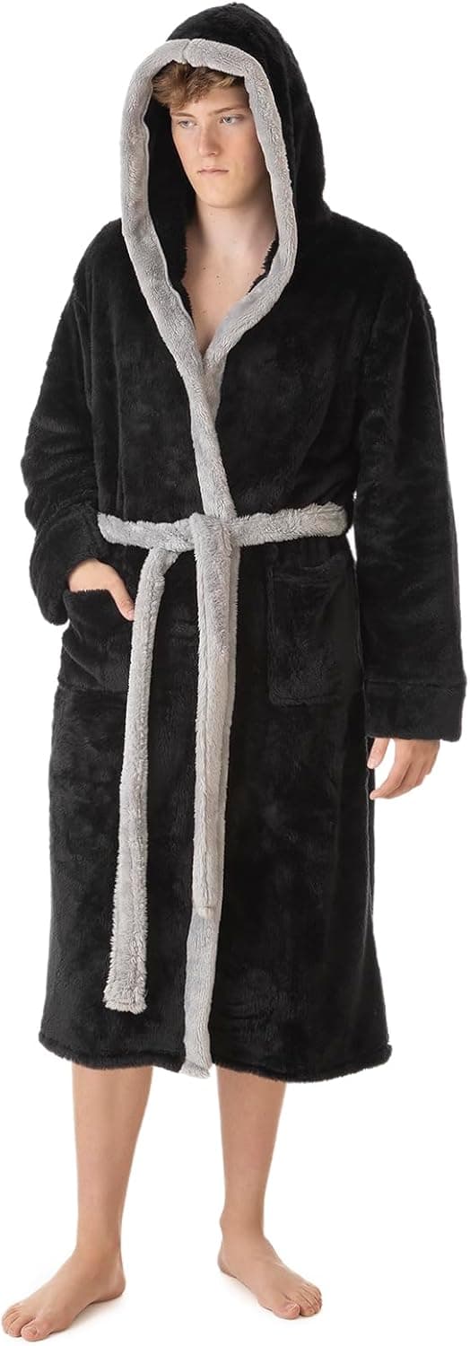 Detalle de LEBENGOOD robe de chambre polaire S