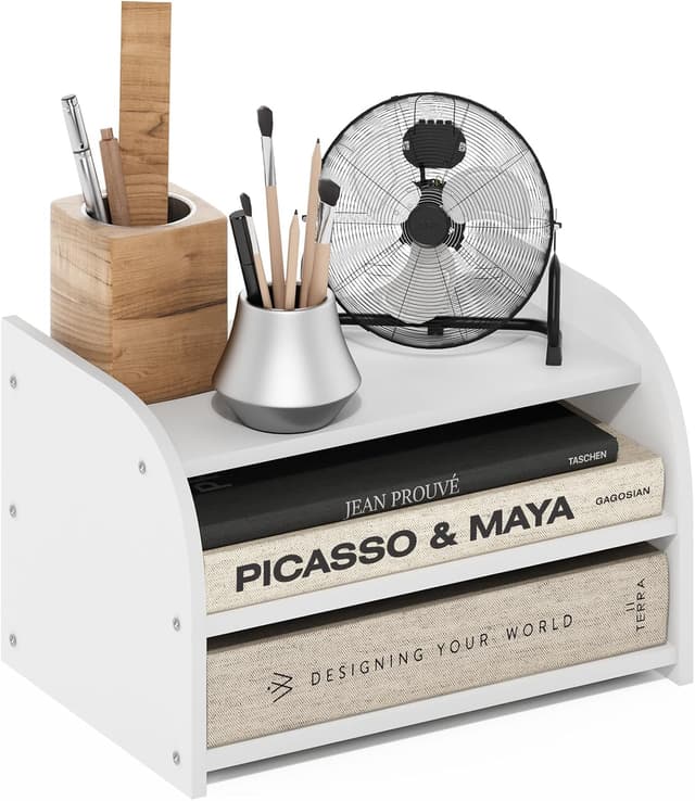 Detalle de Furinno CLASSIC rialzo monitor a 3 livelli