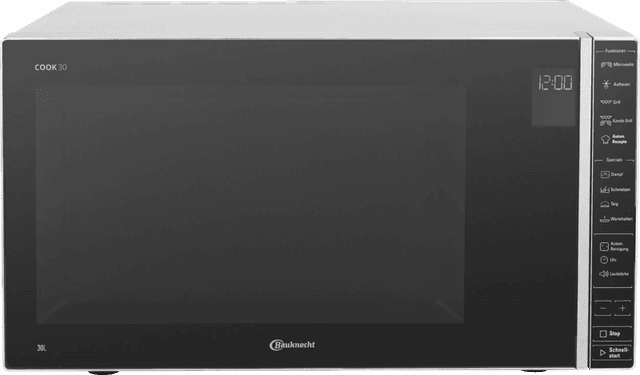 Detalle de Bauknecht MW 304 M Mikrowelle mit Grill, Dampfgar- & AutoClean-Funktion