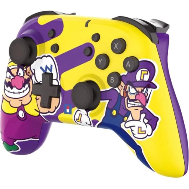 Detalle 2 de Hori Horipad Wario y Waluigi inalámbrico personalizable para Switch