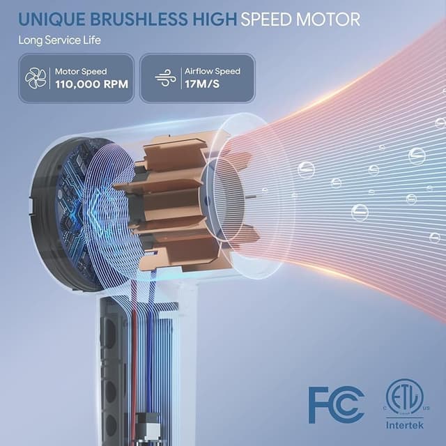 Detalle de Labiim Hair Dryer ionic low-noise 1 nozzle