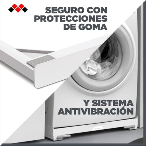 Thumbnail 7 de Meliconi Moving Tower kit 2 en 1 para columna lavadora-secadora, 250 kg