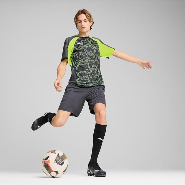 Thumbnail 6 de PUMA individualLIGA Graphic Jersey camiseta hombre, Black-Shadow Gray