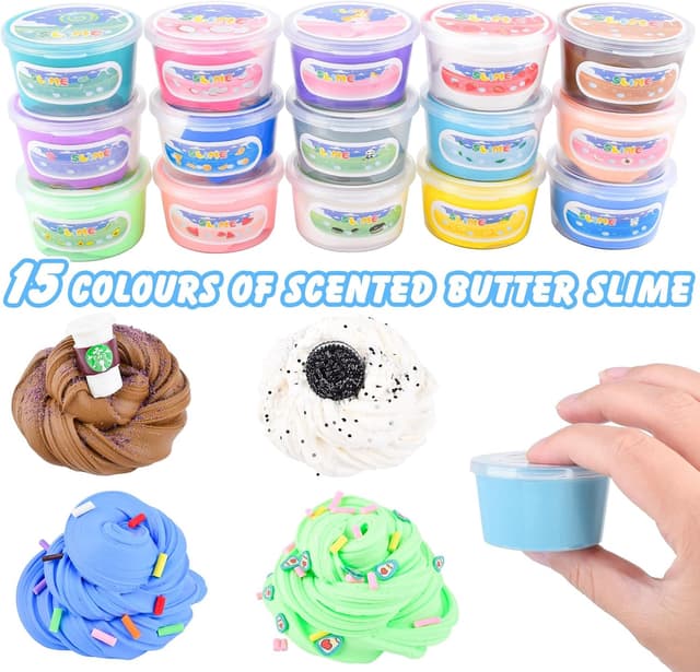 Thumbnail 6 de Butter slime kit 15 pack for kids
