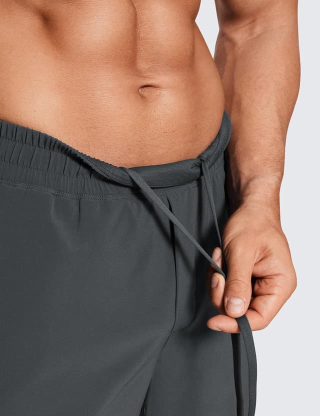 Detalle de CRZ YOGA Short Running Homme avec doublure intégrée – 18 cm, gris encre L