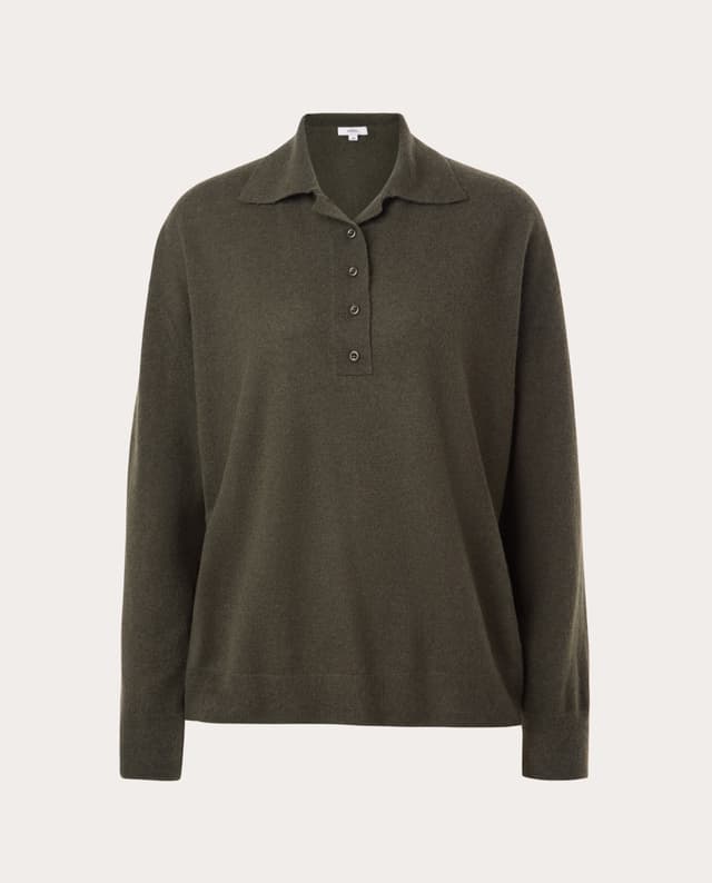 Imagen de Vince Jersey de cashmere polo en OfertitasTOP