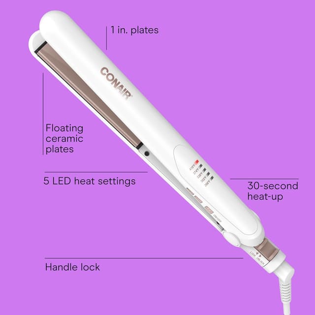 Detalle 2 de Conair Double Ceramic 1-Inch Flat Iron