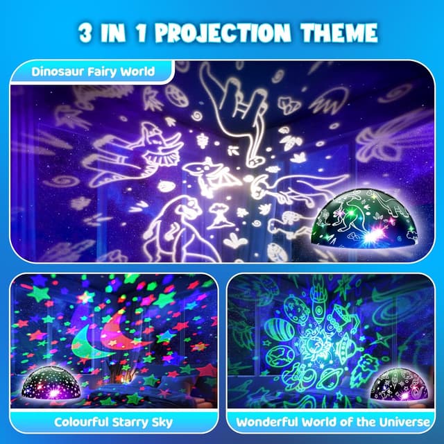 Detalle 2 de Hapikids Baby Projector Light 360° rotate