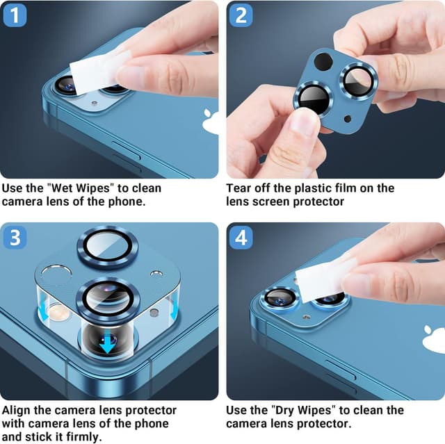 Thumbnail 6 de AFARER iPhone 13 Kameraschutz 9H, 2-teilig