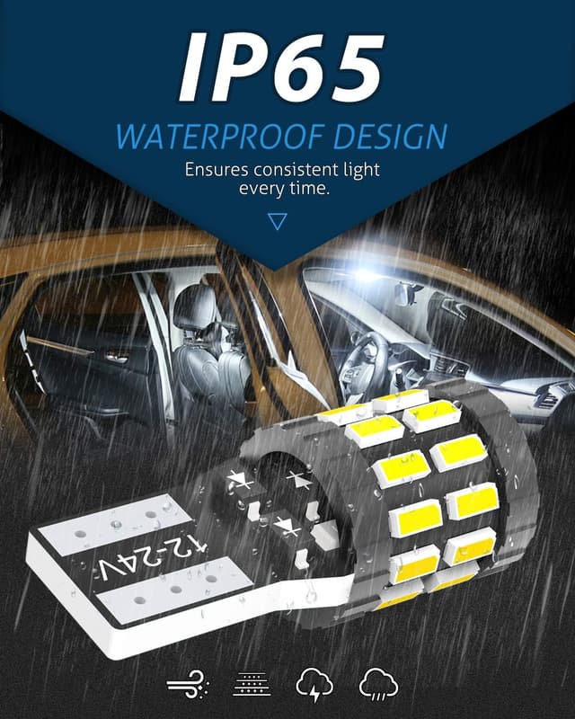 Detalle de KATUR 194 T10 W5W LED bulb 6000K