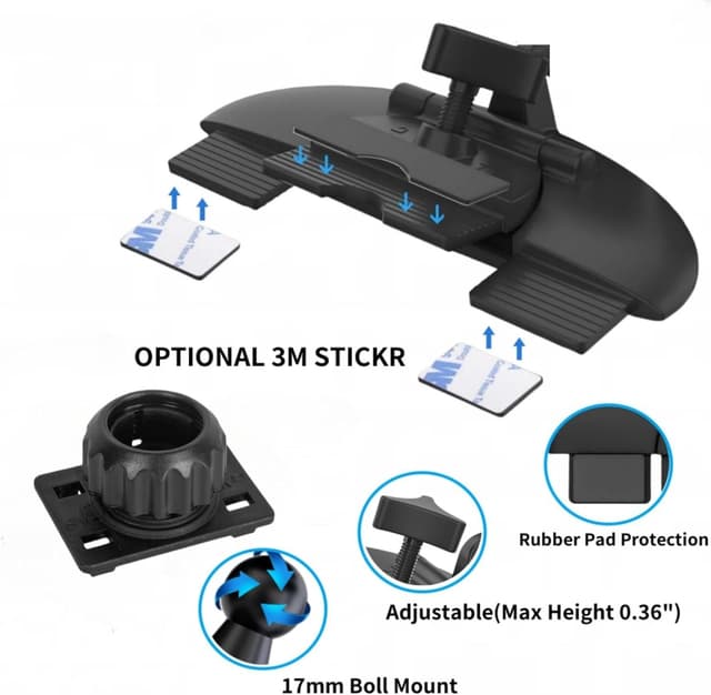 Thumbnail 4 de Epronic CD Slot Mount 17mm Ball Adapter