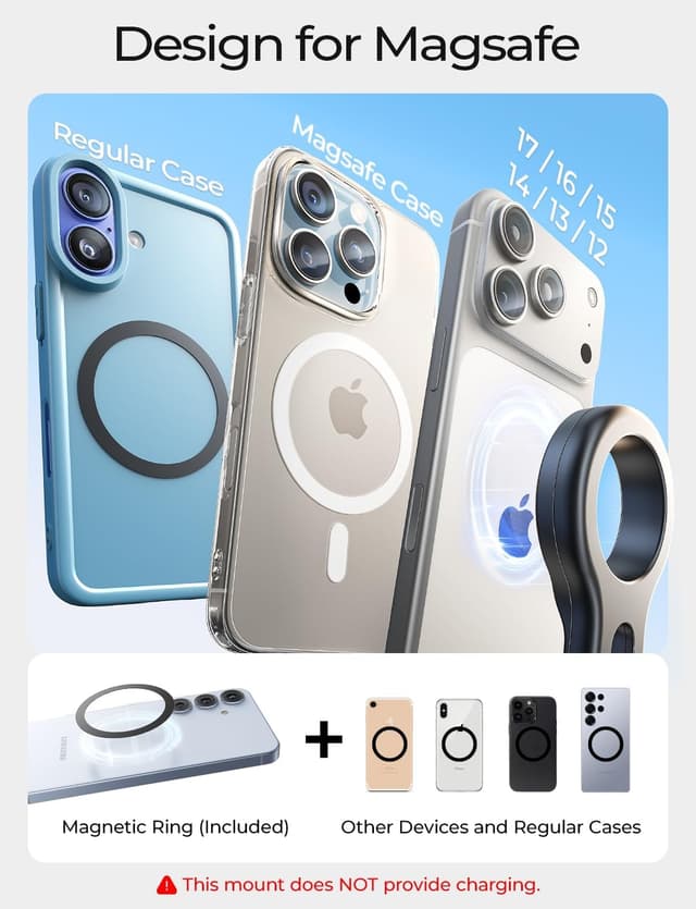 Detalle de LISEN MagSafe Car Mount 2026 for iPhone