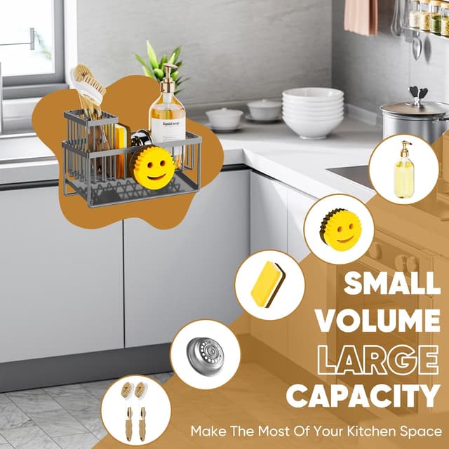 Thumbnail 6 de Taugast Sponge Holder Smiley Face, Self-Draining 🧽