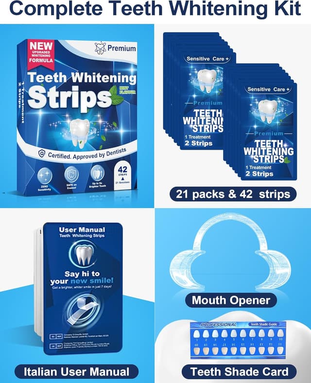 Thumbnail 5 de Strisce sbiancanti professionali 42 pezzi per denti