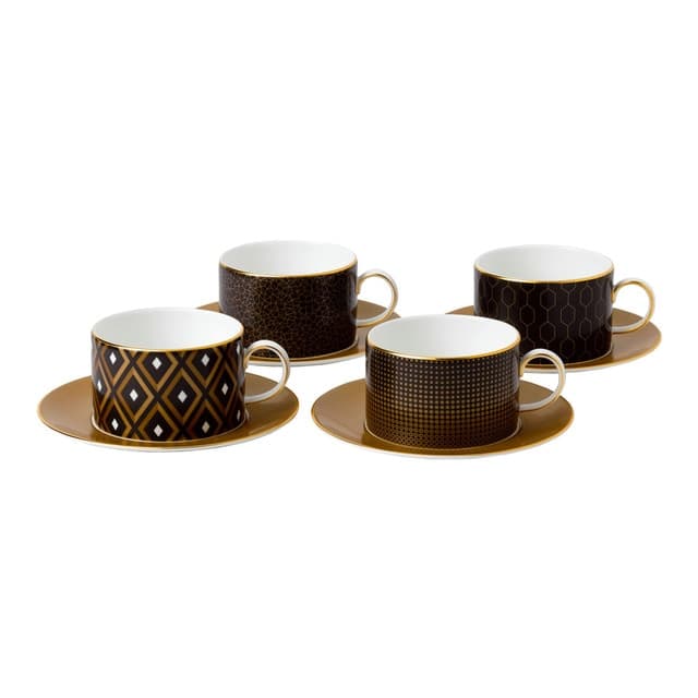 Imagen de Wedgwood Arris 4 tazas té con plato 🍵 en OfertitasTOP