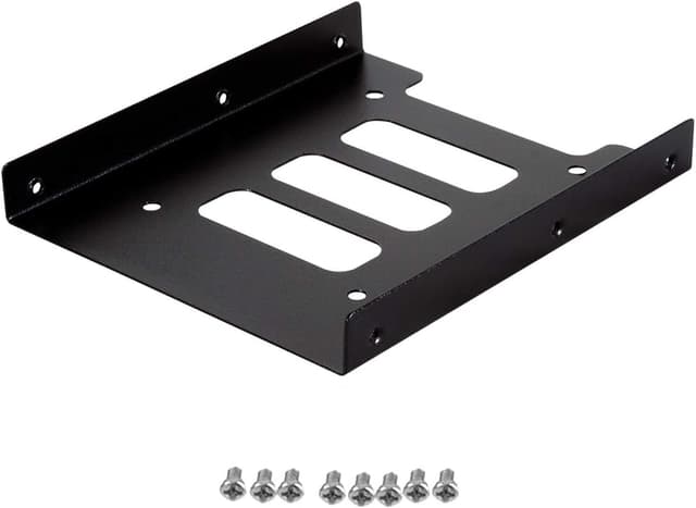 Detalle de Unykach adattatore SSD da 2,5 a 3,5 metallico: trasforma una baia e monta il tuo drive