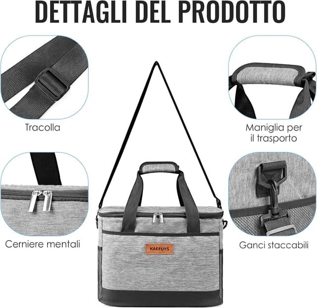 Thumbnail 3 de KAEFUYS Borsa termica 33L per picnic 🍱