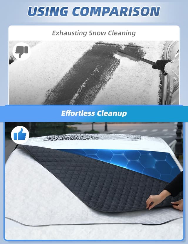 Detalle de Starlife Windscreen Cover Frost — Magnetic windscreen cover