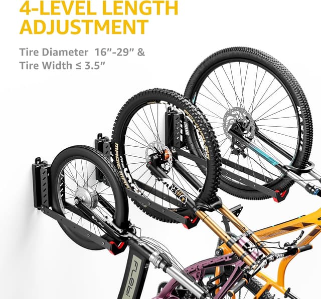 Thumbnail 3 de monTEK Swivel Bike Wall Mount 77 lbs