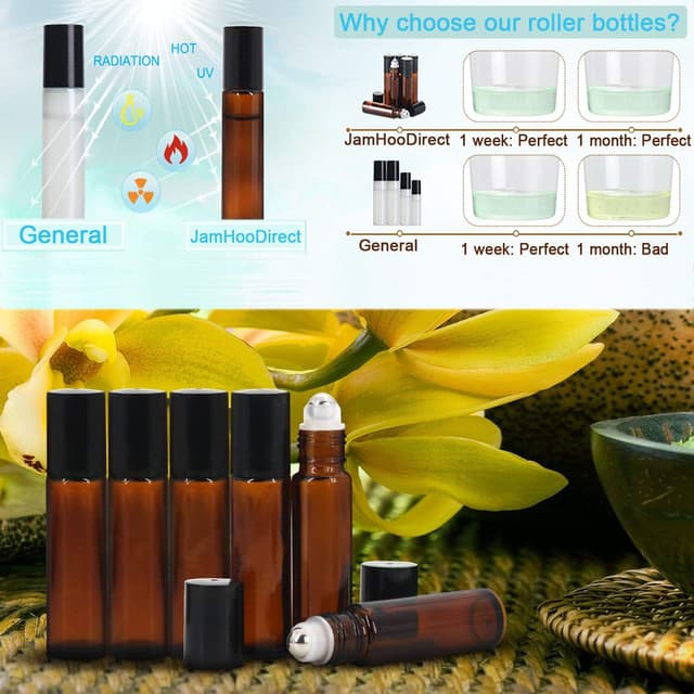 Thumbnail 3 de JamHooDirect 10ml Roller Bottle Set