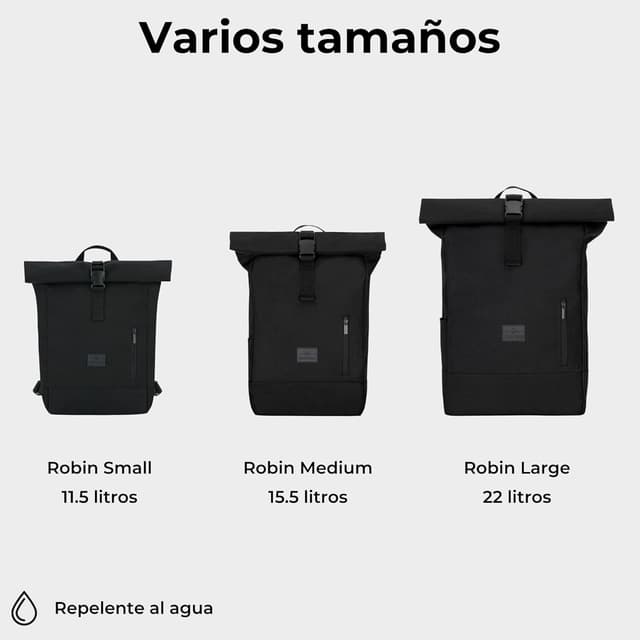 Thumbnail 6 de JOHNNY URBAN Robin Medium Mochila Impermeable para Portátil