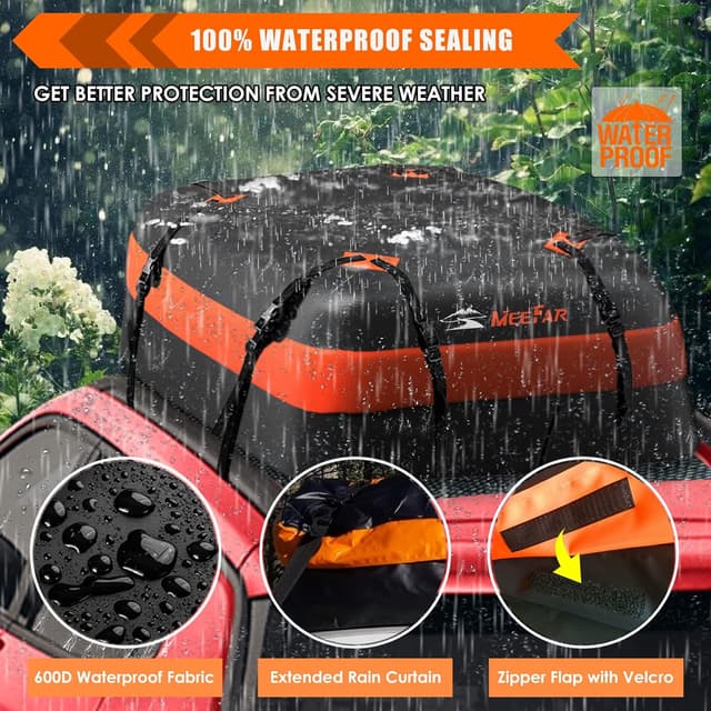 Thumbnail 6 de MeeFar XBEEK Roof Bag 15 cu ft