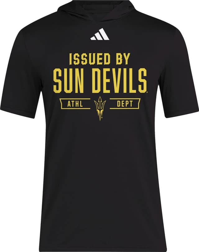 Detalle 2 de adidas men’s NCAA 25/26 Designed for Training short sleeve hoodie