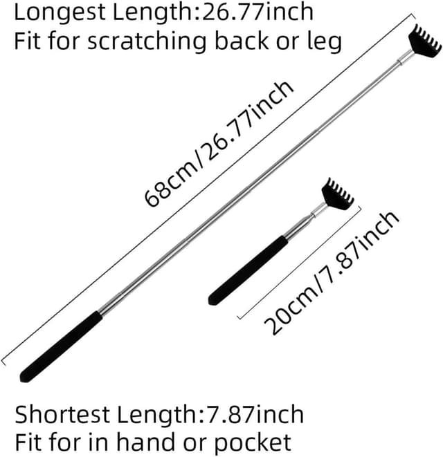 Thumbnail 1 de WOVTE Grattaschiena telescopico 68 cm 🖐