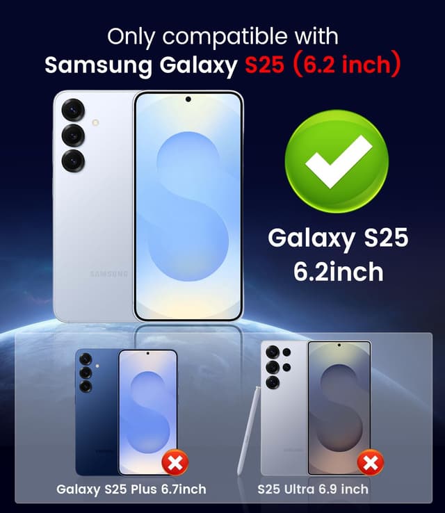 Detalle 2 de LEKEVO Magnetic Case for Samsung Galaxy S25 (6.2-inch) with MagSafe & Built-in Camera Lens Protector — Slim Soft Silicone Bumper, Green