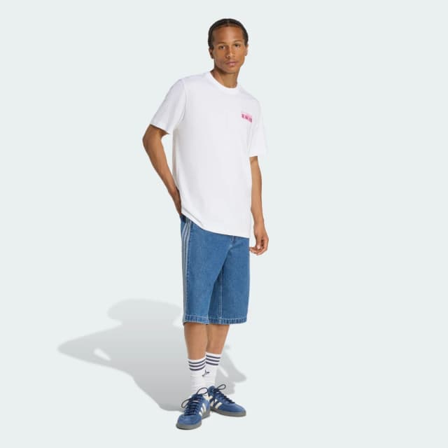 Detalle de Adidas 80s PREM GFX NC en blanco