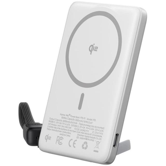 Detalle de INIU MagPro Qi2 5000mAh batería externa ultradelgada 20W